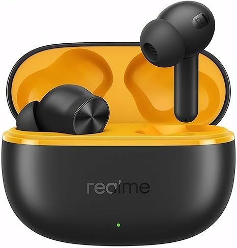 realme Buds T200 Lite Bluetooth in Ear Earbuds,4 Mic, AI ENC for Calls,48 Hours Total Playback with Fast Charging and Low Latency Gaming TWS, Google Fast Pair, with mic - (Black)