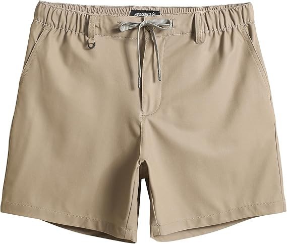 maamgic Men's 5/7 Inch Casual Classic Fit Shorts with Multi-Pocket Quick Dry Sports Shorts